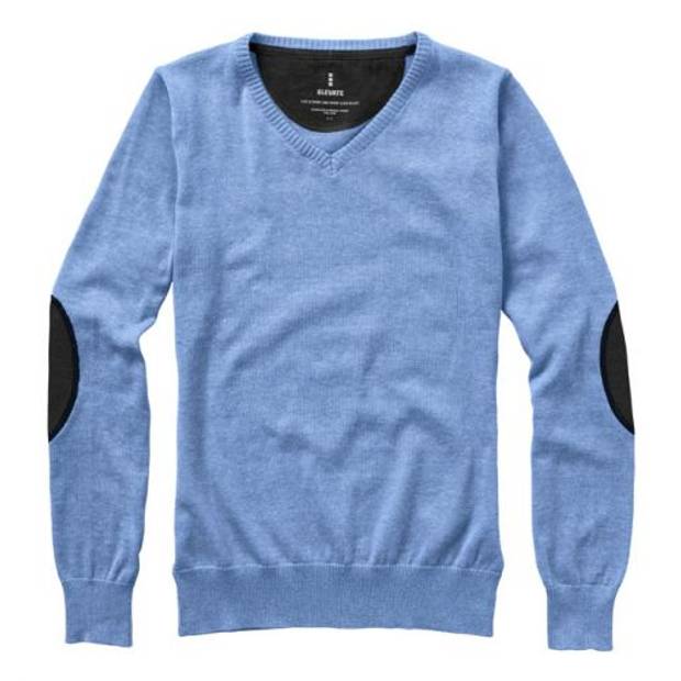 ELEVATE SPRUCE LADIES V-NECK PULLOVER sv.modrá XS ELEVATE SPRUCE LADIES V-NECK PULLOVER sv.modrá XS