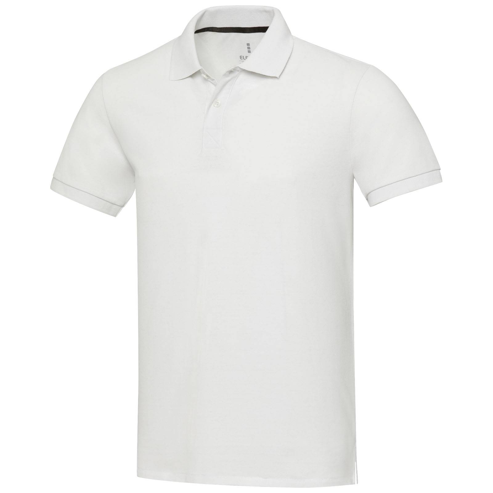 Emerald unisex recyklovaná polokošeľa s krátkym rukávom, biela, XXS