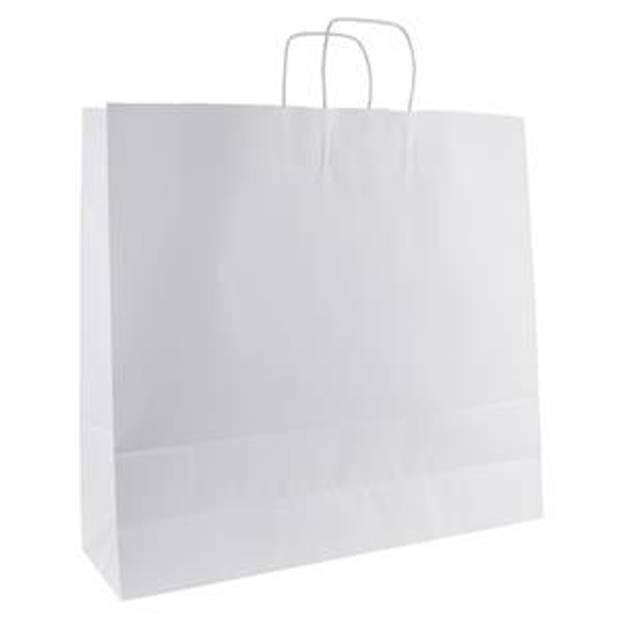 ERNA54 Papírová dárková taška, 54x15x49 cm, bílá ERNA54 Papírová dárková taška, 54x15x49 cm, bílá