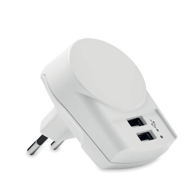 EURO USB CHARGER 2XA Nabíjačka, biela EURO USB CHARGER 2XA Nabíjačka, biela