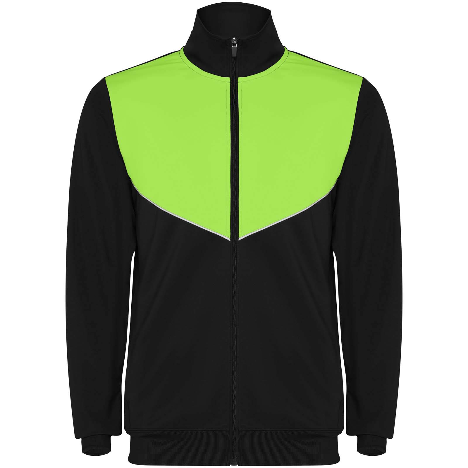 Evans unisex tepláková súprava, čierna - zelená Lime, XL
