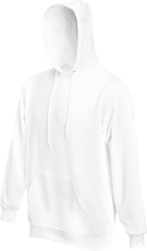 F.O.L. | Classic Hooded Sweat, Mikina s kapucňou, biela, L