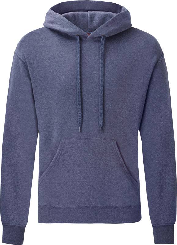 F.O.L. | Classic Hooded Sweat, Mikina s kapucňou, modrá Heather Navy, XL