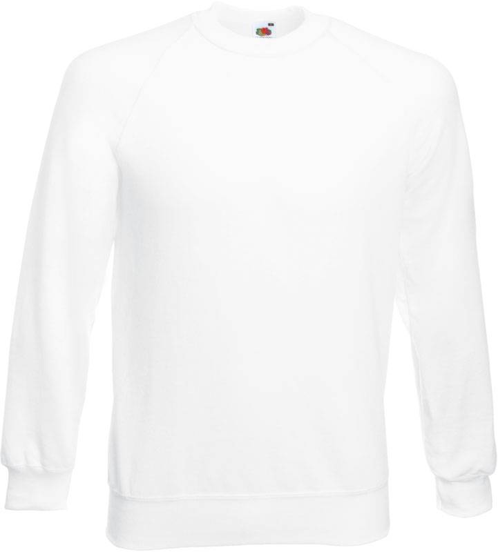 F.O.L. | Classic Raglan Sweat, Raglánová mikina, biela, S