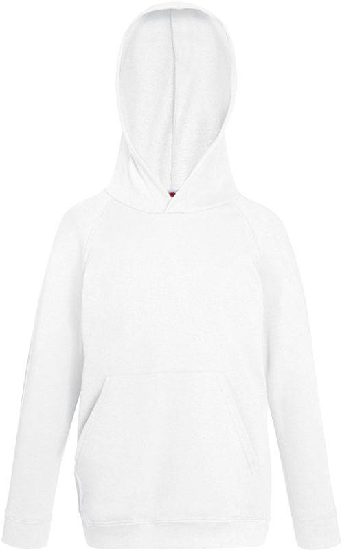 F.O.L. | Kids Lightweight Hooded Sweat, Detská mikina s kapucňou, biela, 5-6