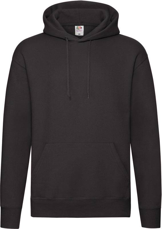 F.O.L. | Premium Hooded Sweat, Pánska mikina s kapucňou, čierna, S