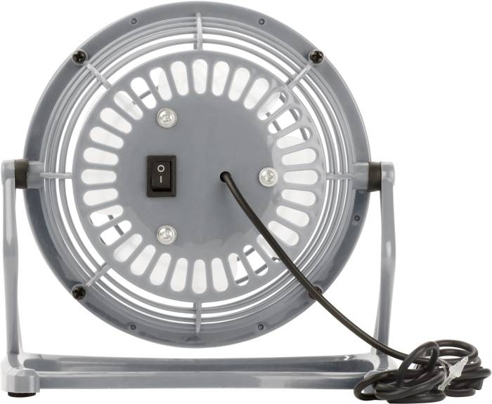 FANUS plastový stolový ventilátor s pripojením USB, sivá