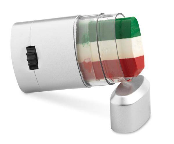 zelená - červená - biela