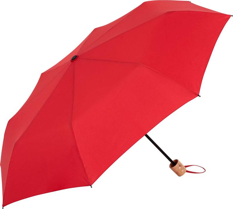 Fare | 5029 watersave, Mini skladací dáždnik "ÖkoBrella", červená
