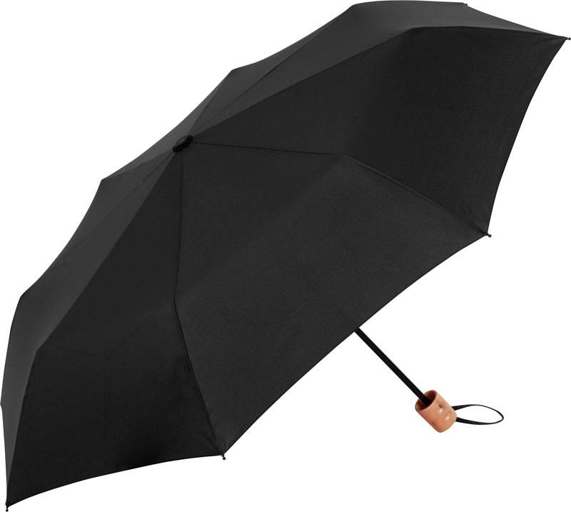 Fare | 5029 watersave, Mini skladací dáždnik "ÖkoBrella", čierna
