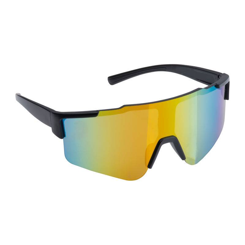 Farebné zrkadlové okuliare, čierna