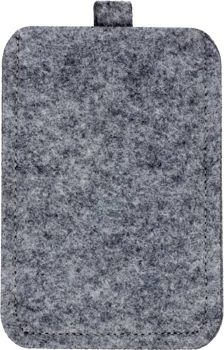 FELTINO plstěné pouzdro na mobil, šedá