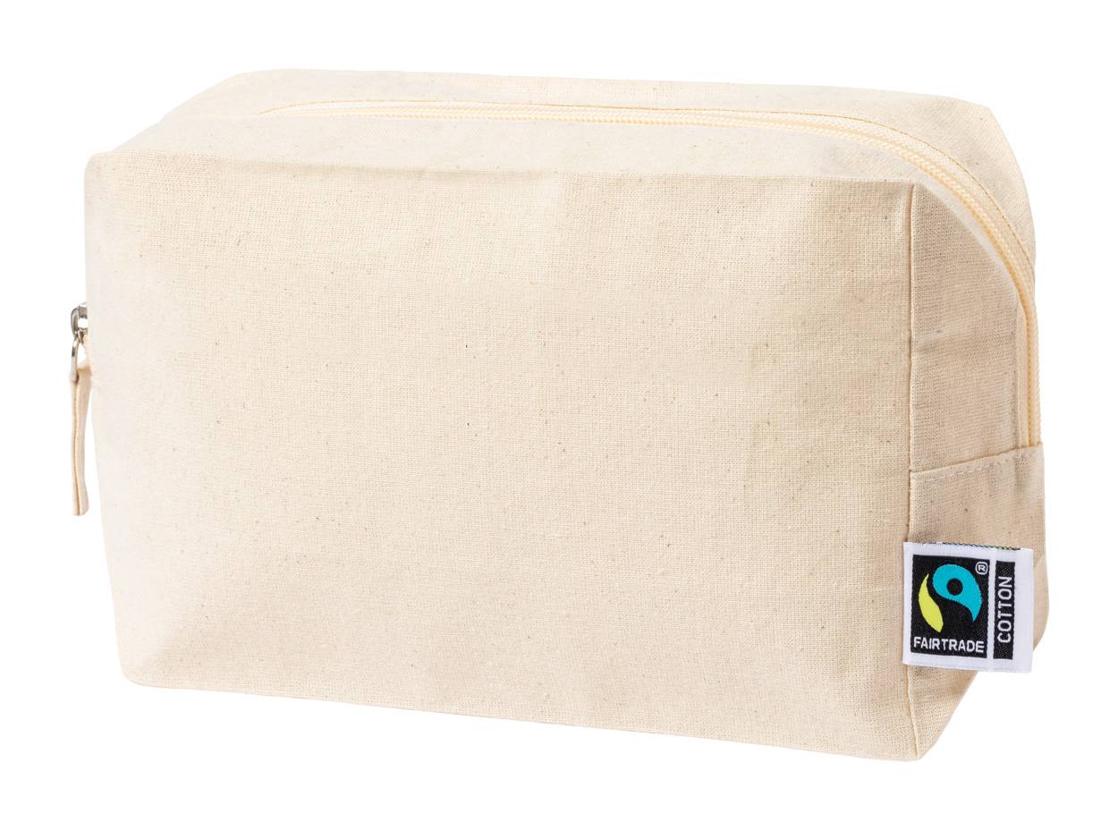 Ferbyss Plus Fairtrade kozmetická taštička, hnedá natural