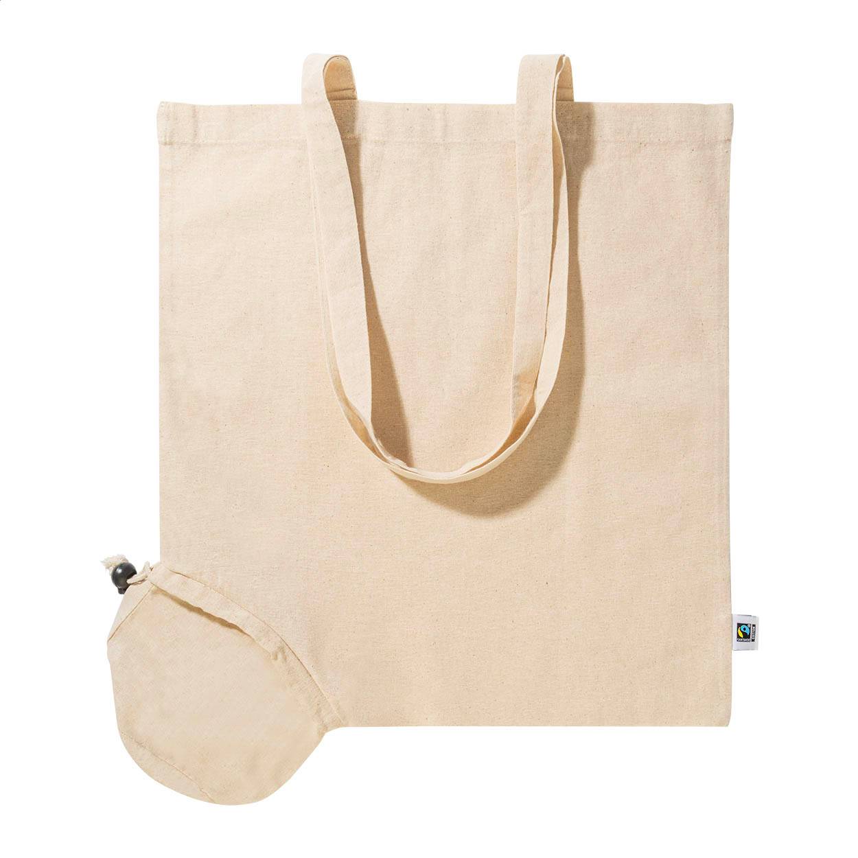 Fershop Fold Fairtrade nákupná taška, hnedá Natural