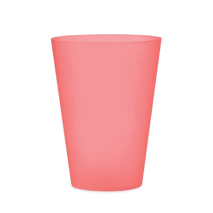 FESTA Festivalový kelímok 300ml, transparentná červená