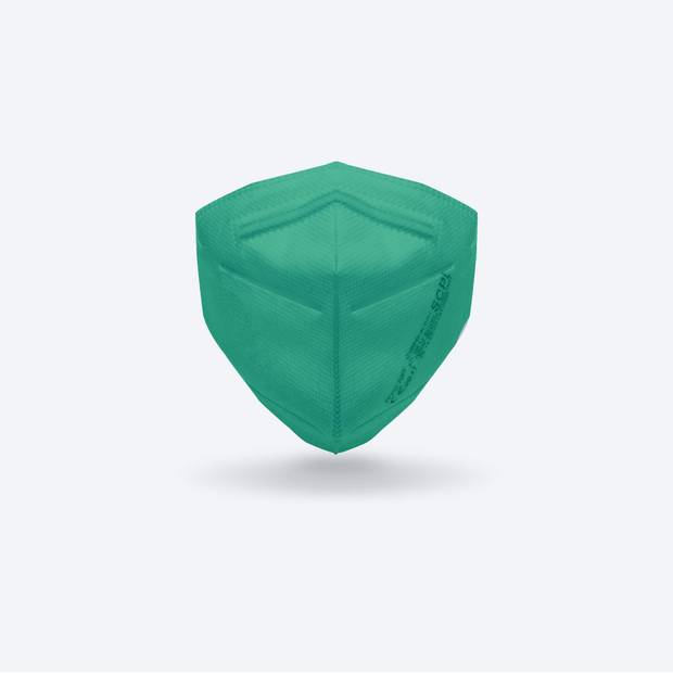FFP2 respirátor, zelená FFP2 respirátor, zelená