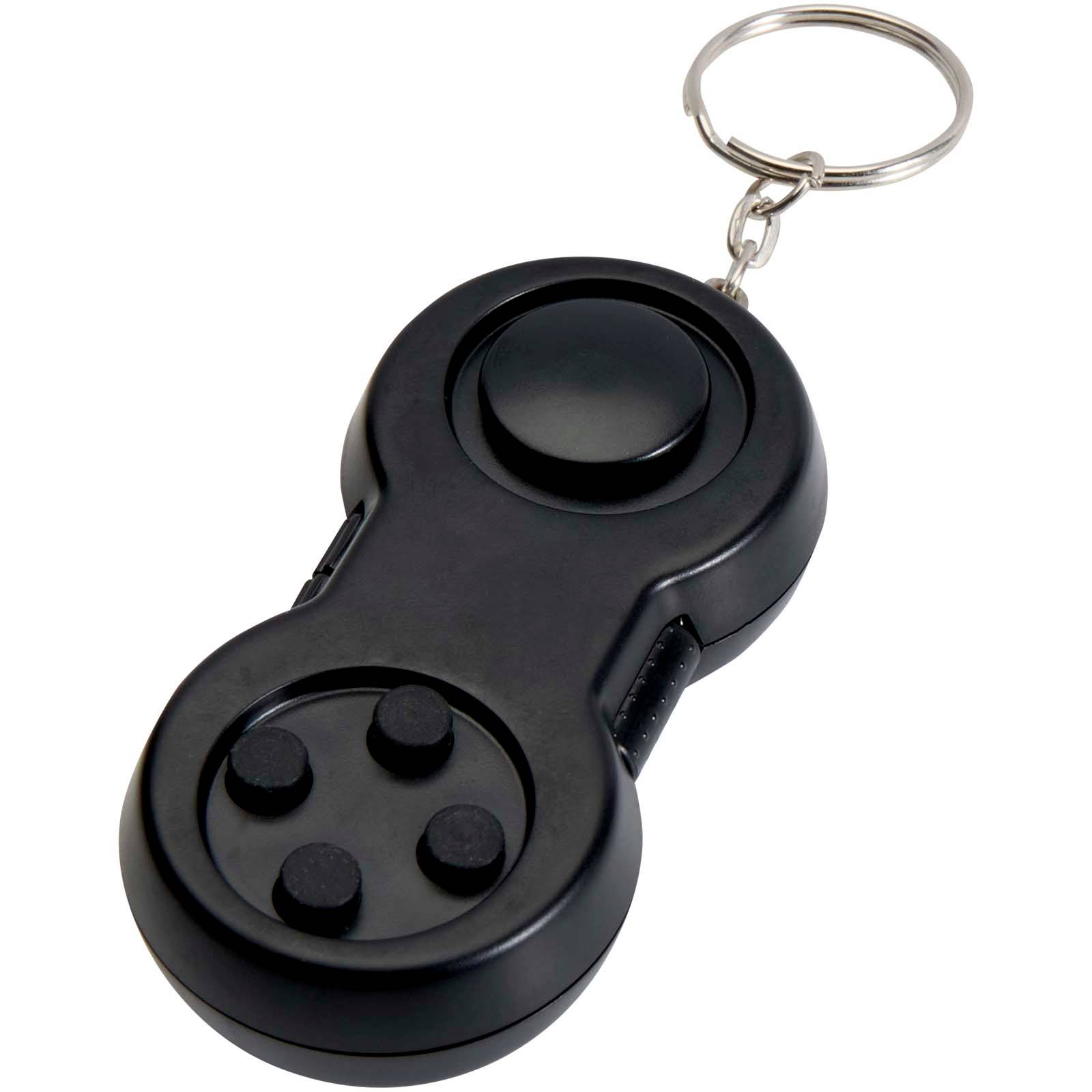 Fidgix fidget prívesok na kľúče v štýle herného ovládača, čierna