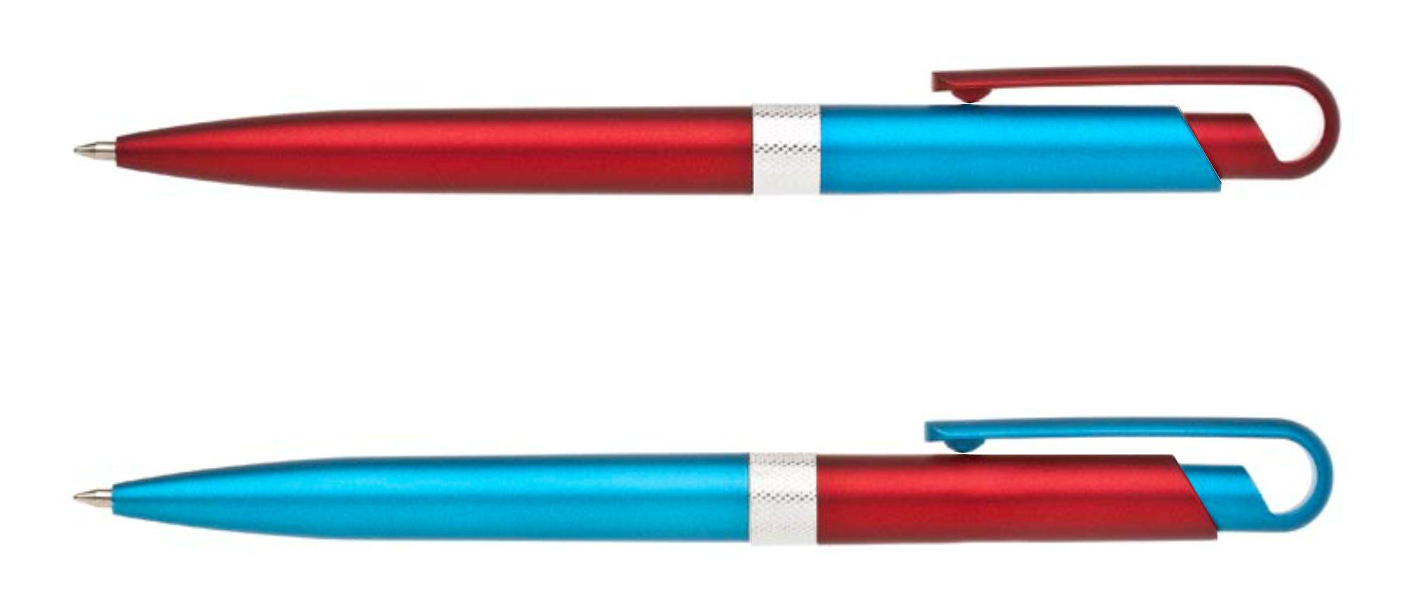 modrá Turquoise - červená