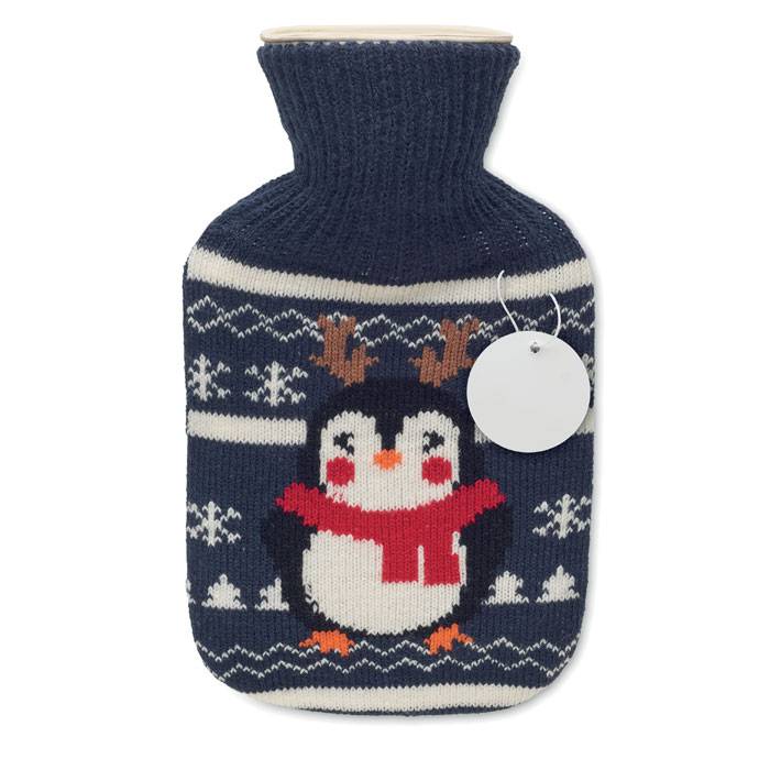 Fľaša na horúcu vodu 250 ml, modrá