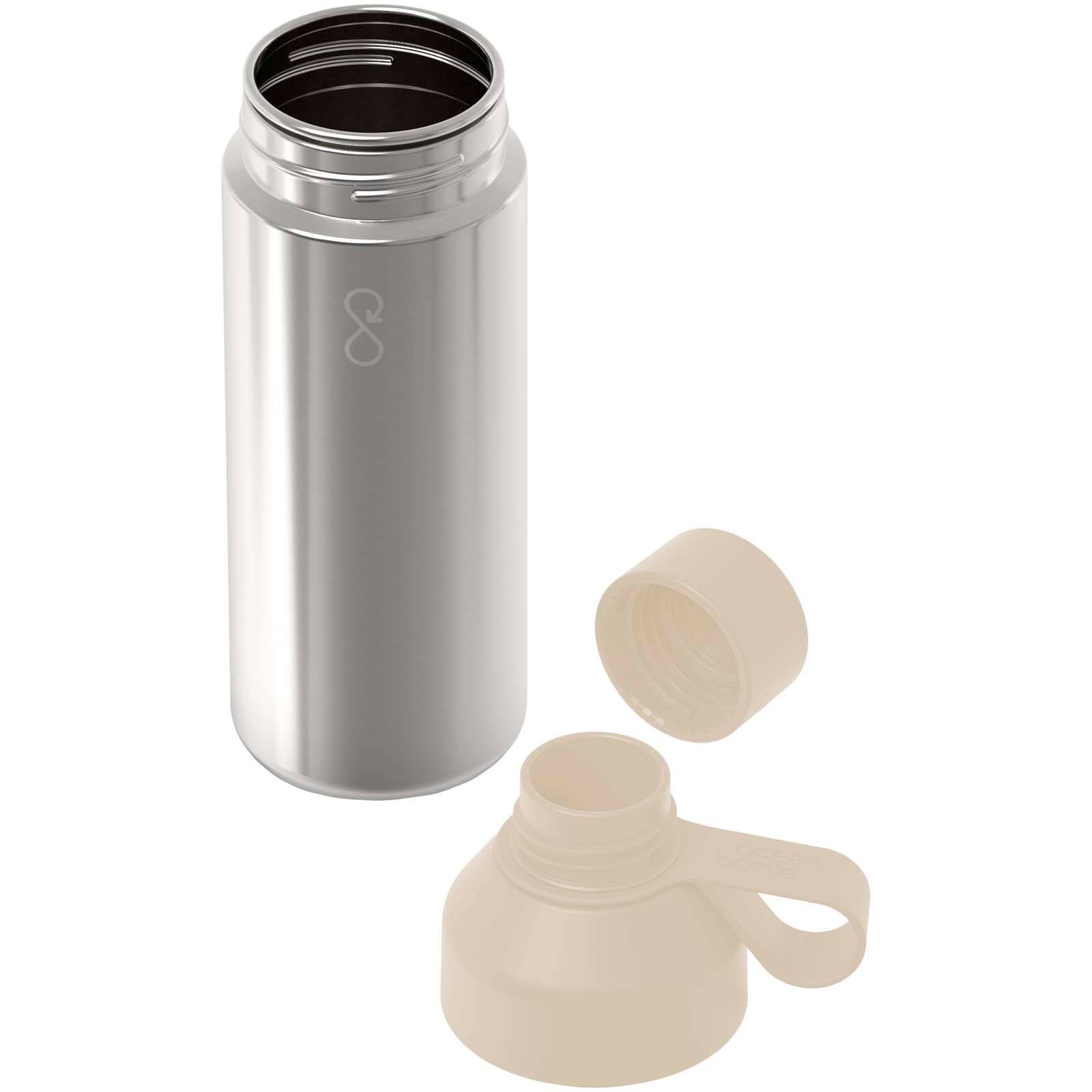 Fľaša na vodu s objemom 620 ml Ocean Bottle Lite, hnedá Sandstone