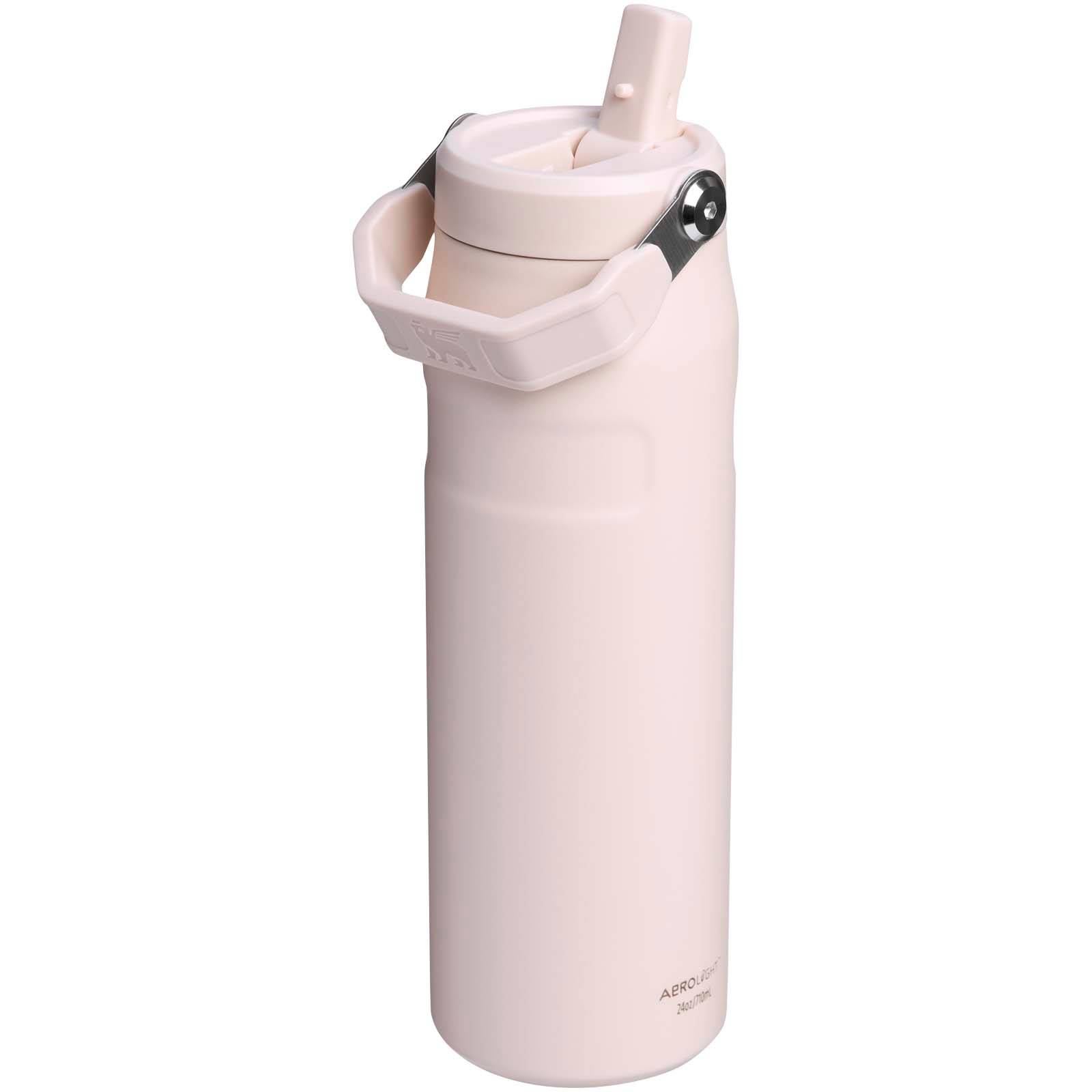 Fľaša na vodu vyklápacou slamkou s objemom 700 ml Stanley IceFlow™ 2.0 ružová Light