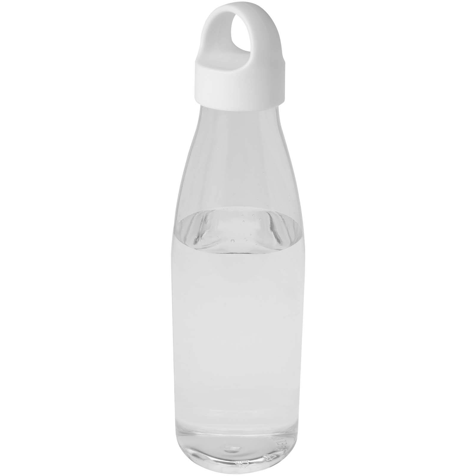 Fľaša na vodu z recyklovaného plastu s objemom 800 ml Bergen, transparentná