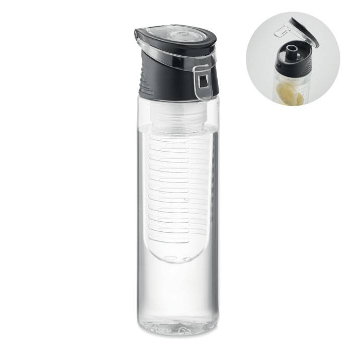 Fľaša RPET 500 ml, čierna