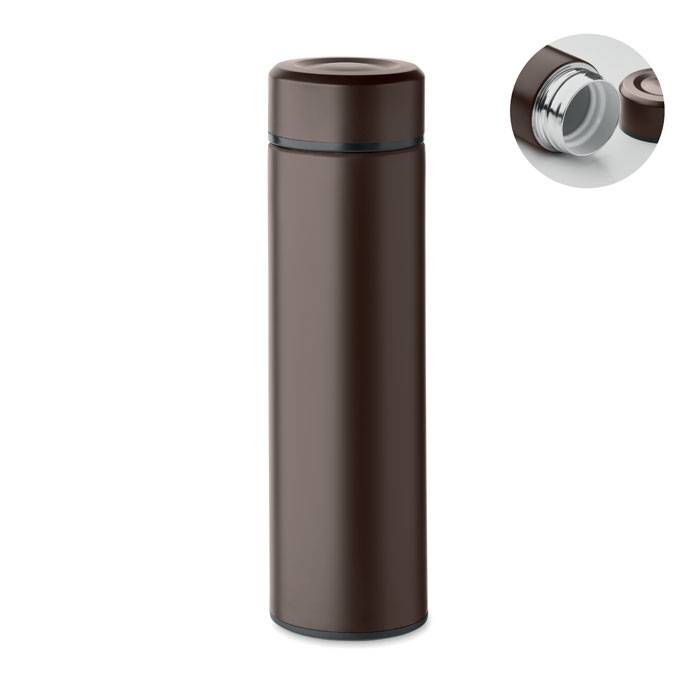 Fľaša s dvojitou stenou 500 ml, hnedá Chocolate