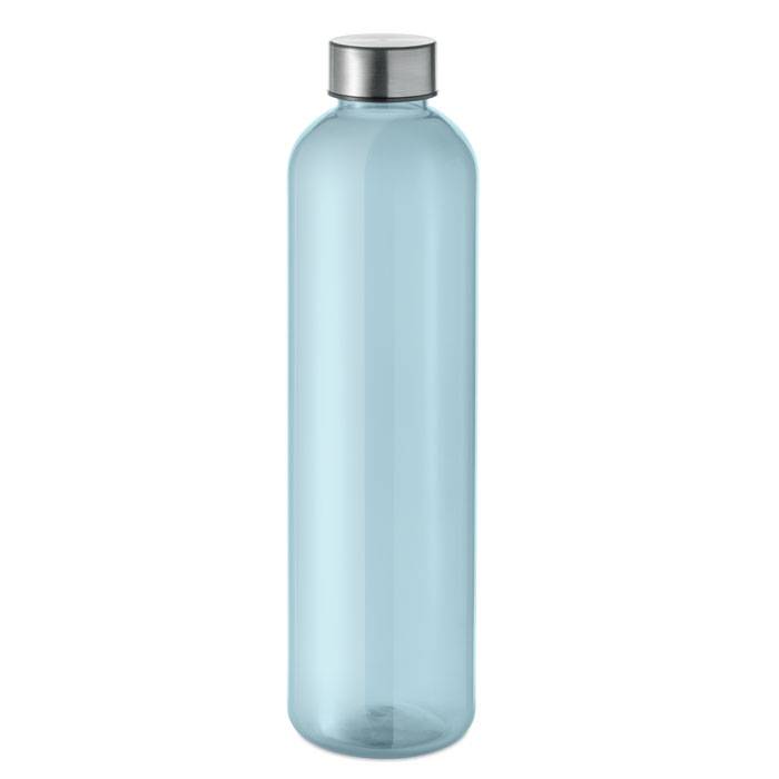 Fľaša z RPET 1000ml, modrá transparentná