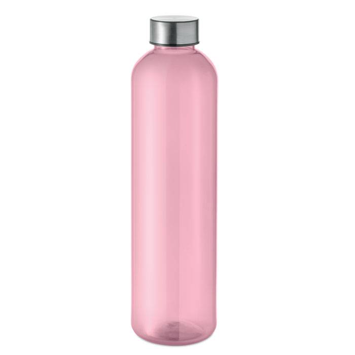 Fľaša z RPET 1000ml, ružová transparentná