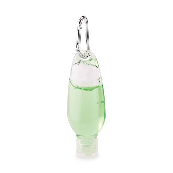 Fľaštička s aloe vera 50 ml, zelená transparentná