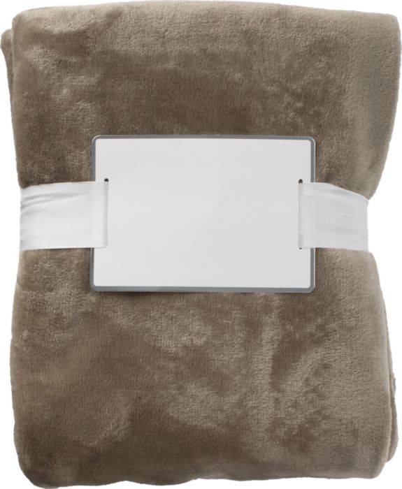 Fleecová prikrývka Sean (280 gr/m²)., hnedá khaki