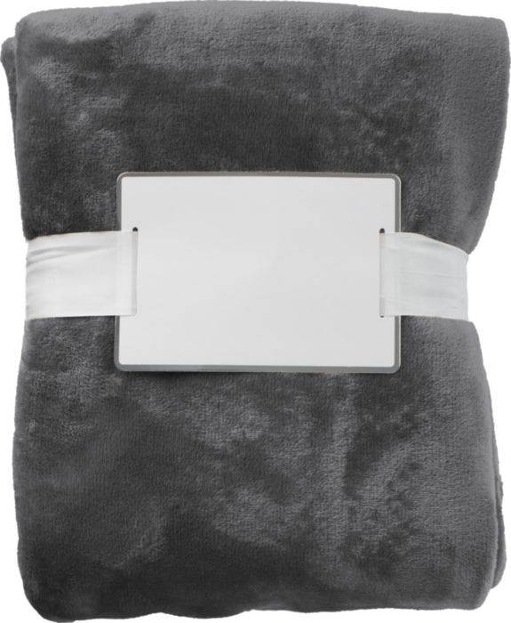 Fleecová prikrývka Sean (280 gr/m²)., sivá