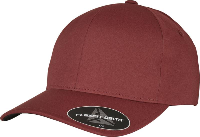 Flexfit | 180, 6 panelová šiltovka "Delta", hnedá Maroon, L/XL