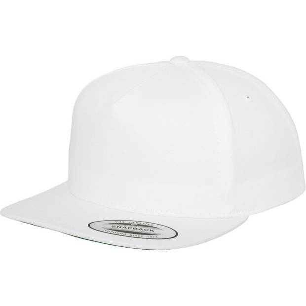 Flexfit | 6007, 5 panelová Snapback šiltovka, biela Flexfit | 6007, 5 panelová Snapback šiltovka, biela