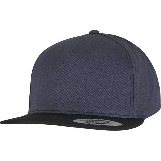 Flexfit | 6007/6007T, 5 panelová Snapback šiltovka, modrá Navy - čierna, onesize Flexfit | 6007/6007T, 5 panelová Snapback šiltovka, modrá Navy - čierna, onesize