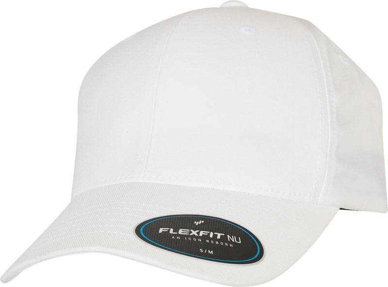 Flexfit | 6100NU, 6 panelová šiltovka "NU®", biela, L/XL
