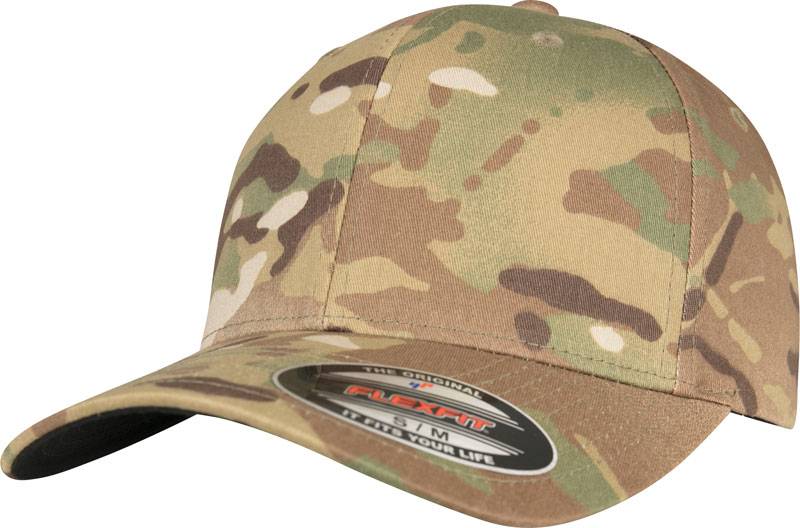 Flexfit | 6277MC, 6 panelová šiltovka Multicam®, camouflage Multicam, S/M