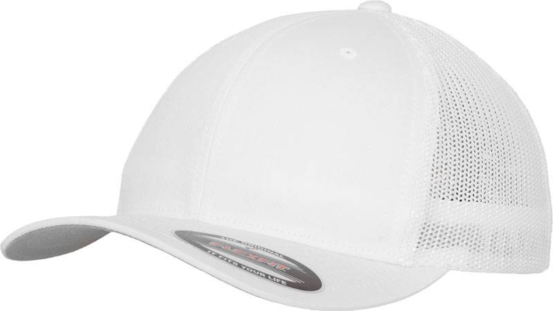 Flexfit | 6511, Sieťovaná šiltovka Flexfit Trucker, biela, onesize