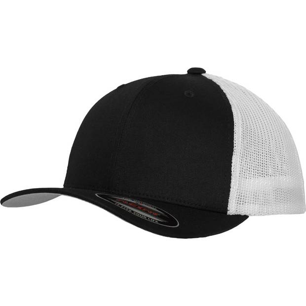 Flexfit | 6511, Sieťovaná šiltovka Flexfit Trucker, čierna - biela, onesize Flexfit | 6511, Sieťovaná šiltovka Flexfit Trucker, čierna - biela, onesize