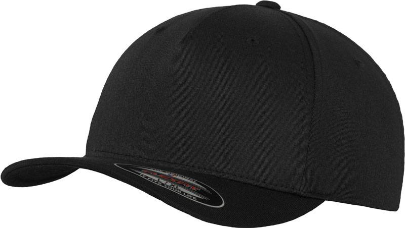 Flexfit | 6560, 5 panelová Flexfit šiltovka, čierna, L/XL