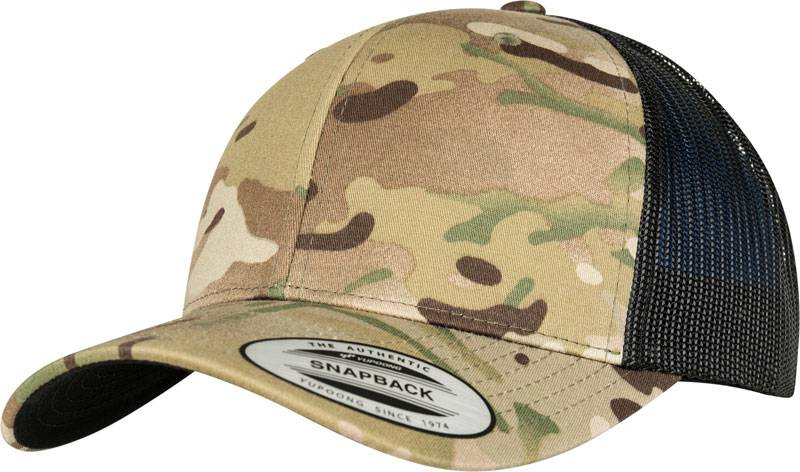 Flexfit | 6606MC, 6 panelová retro šiltovka Multicam®, camouflage Multicam
