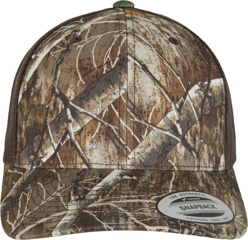 Flexfit | 6606RC, 6 panelová Trucker šiltovka "Realtree Camo", camouflage - hnedá Edge, onesize