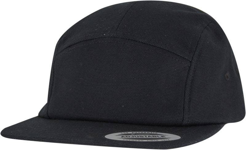 Flexfit | 9297, Plátená džokejská šiltovka, čierna, onesize