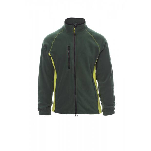 Flísová bunda PAYPER ASPEN+, zelená / acid zelená, L Flísová bunda PAYPER ASPEN+, zelená / acid zelená, L