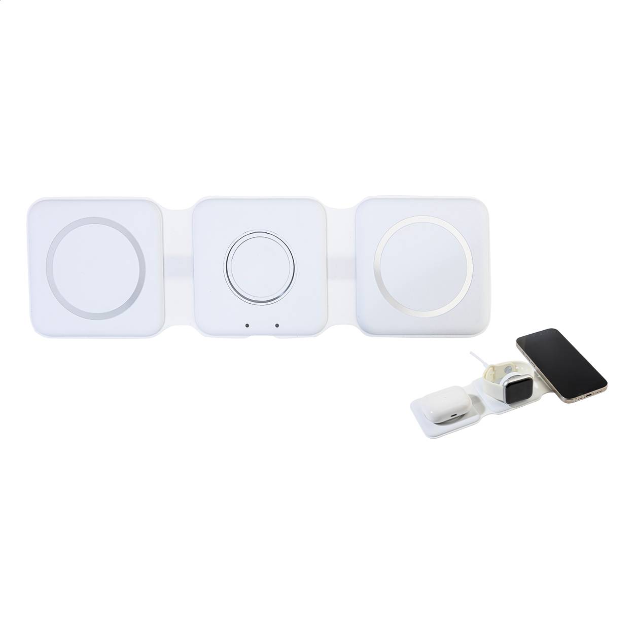 FolCharge 3v1 bezdrôtová nabíjačka RABS, biela