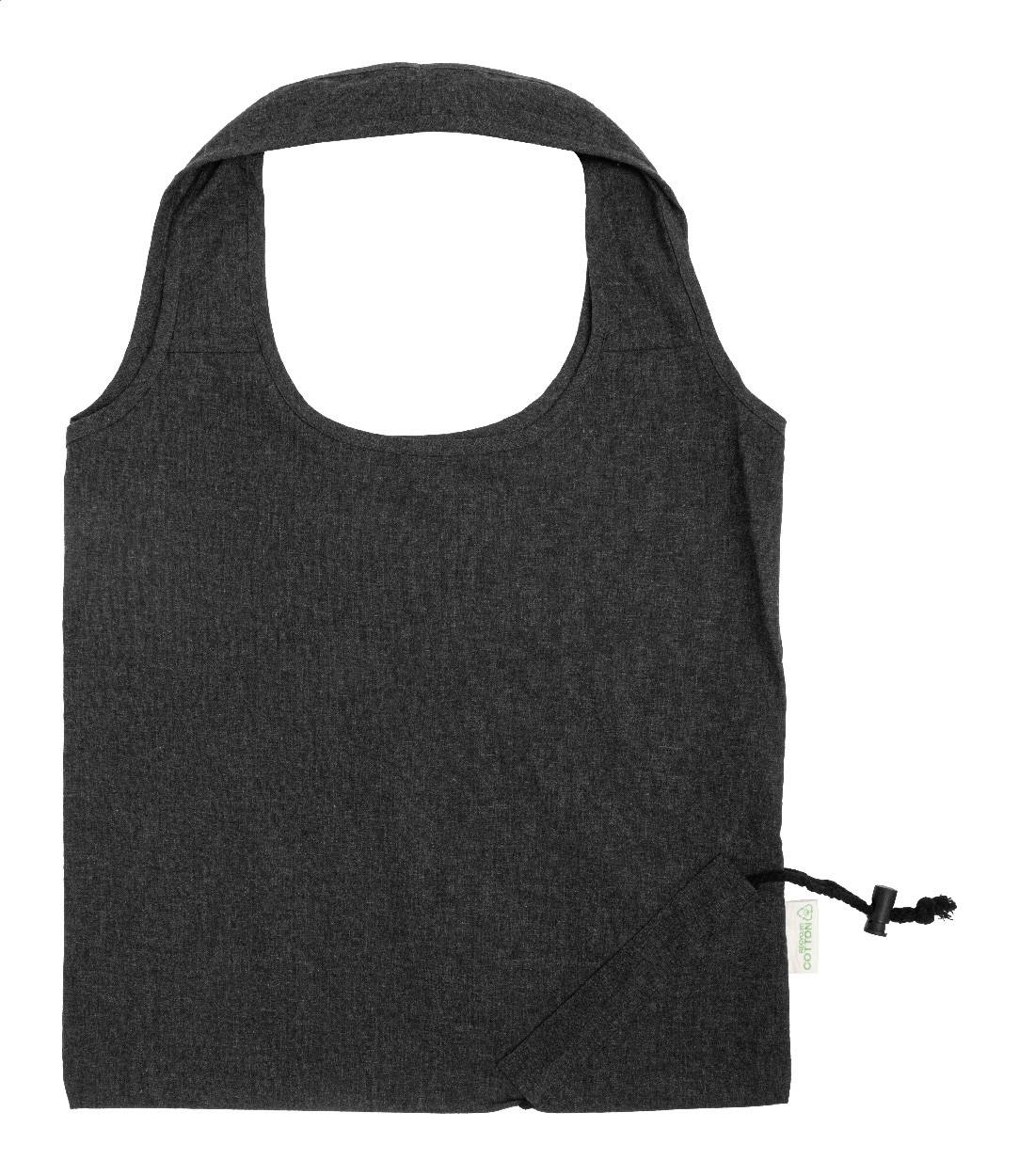 Forpex skladacia nákupná taška, čierna