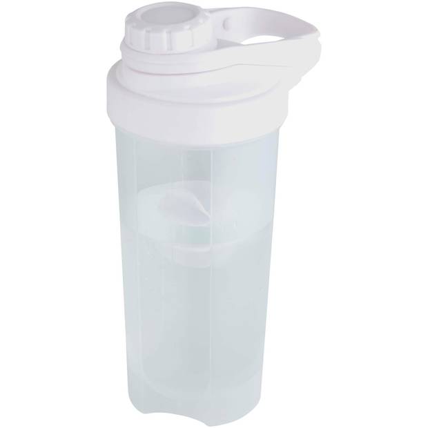 Forza športová fľaša s objemom 700 ml s šejkrovou guličkou, transparentná Forza športová fľaša s objemom 700 ml s šejkrovou guličkou, transparentná