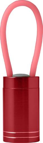 GALIMO Malá hliníkva LED baterka, červená