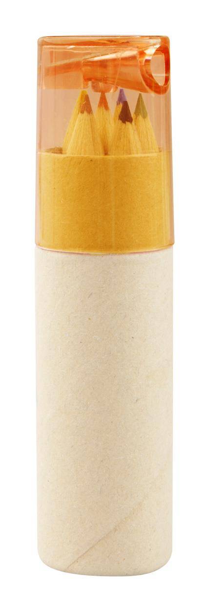 Gallery 6 sada farbičiek, oranžová